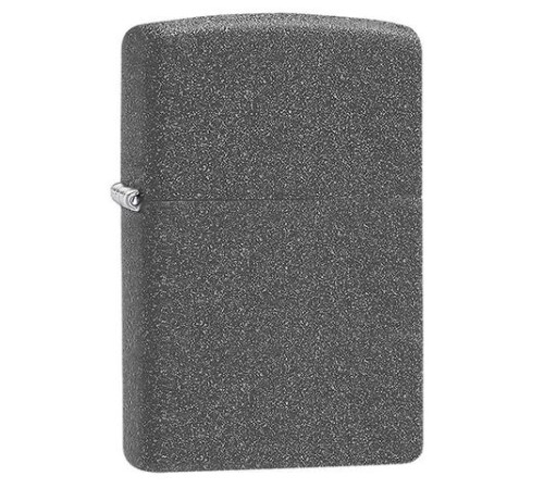 Зажигалка ZIPPO Classic с покрытием Iron Stone™, латунь/сталь, серая, матовая, 38x13x57 мм