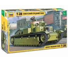 Сборная модель ZVEZDA Советский средний танк Т-28, 1/35