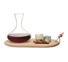 Набор из декантера для вина и сырной доски Lsa International Wine