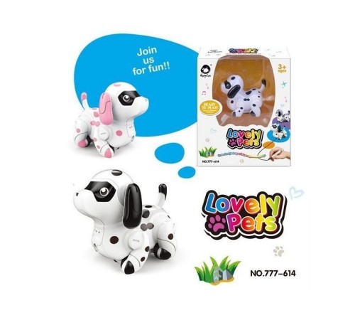Робот-собачка HappyCow 777-614, сенсор, движется по линии, свет, звук