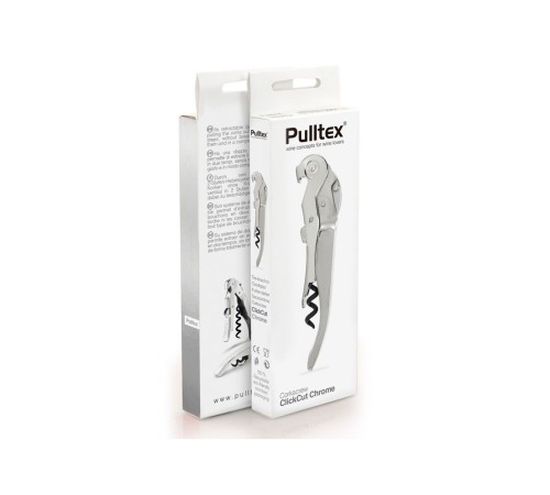 Штопор для вина Pulltex Clickcut Chrome Corkscrew