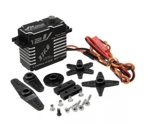 Сервомашинка цифровая JX Servo CLS-12V7337 (73г/37.5/0.08/14.0V) Full metal