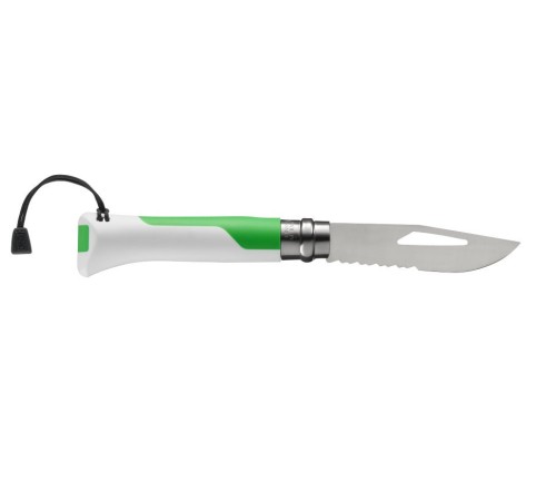 Нож Opinel №8 Fluo Green, зеленый, 002319