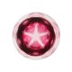 Стакан TAJIMA GLASS Звездные грани 240 мл, золотисто-красный