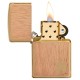 Зажигалка ZIPPO WOODCHUCK с покрытием Brushed Brass, латунь/сталь/, золотистая, матовая, 38x13x57 мм