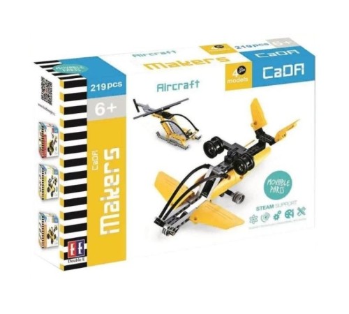 Конструктор CaDA Technic вертолет 4 в 1 (219 деталей)