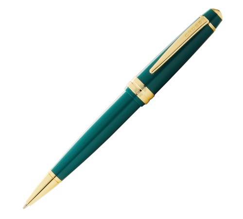 Шариковая ручка Cross Bailey Light Polished Green Resin and Gold Tone