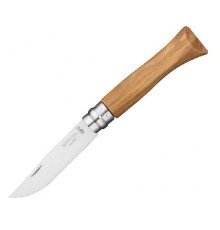 Нож Opinel №6, нержавеющая сталь, рукоять из оливкового дерева, 000983