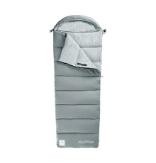 Мешок спальный конверт Naturehike NH20MSD02 с капюшоном серый, 6927595748138