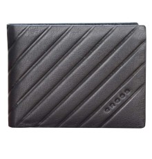 Кошелёк Cross Grabado, кожа наппа, фактурная, чёрный, 11 х 1,5 х 9 см