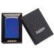 Зажигалка ZIPPO Classic с покрытием High Polish Indigo, латунь/сталь, синяя, глянцевая, 38x13x57 мм