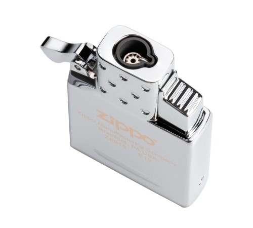 Газовый вставной блок для широкой зажигалки Zippo, одинарное пламя, нержавеющая сталь