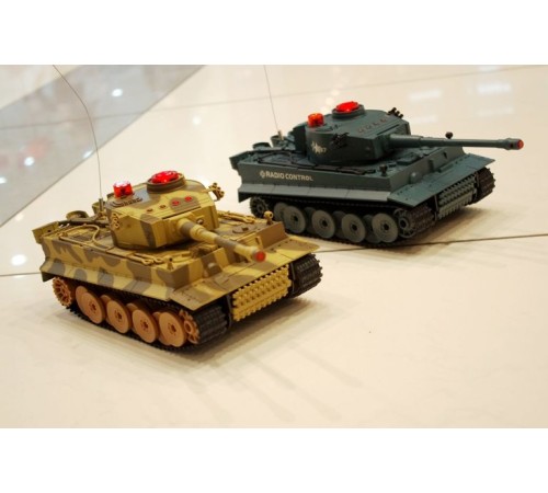 Р/У танк Huan Qi Tiger 1:24 для танкового боя, 2.4G RTR + акб и ЗУ