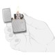 Зажигалка ZIPPO Classic с покрытием High Polish Chrome, латунь/сталь, серебристая, 38x13x57 мм