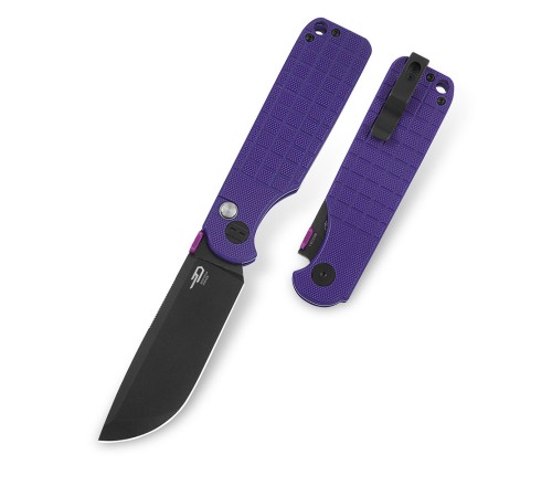 Нож Bestech Glok сталь 14C28N, рукоять G10 фиолетовая