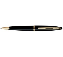 Шариковая ручка Waterman Carene Black Sea GT. Детали дизайна: позолота.