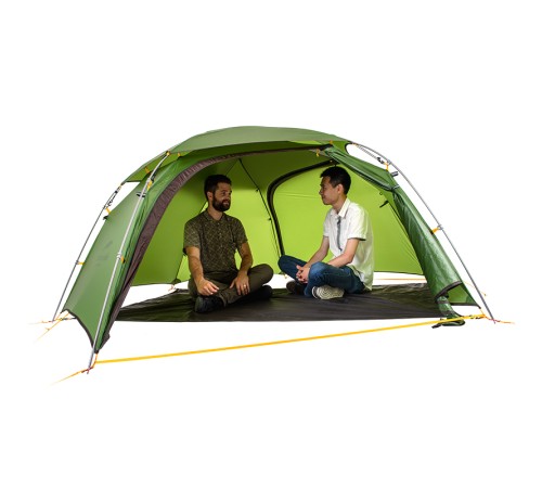 Палатка Naturehike Сloud Peak NH17K240-Y 20D двухместная, зеленая