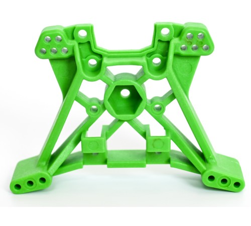 Задний держатель амортизаторов для Remo Hobby MMAX, EX3 1/10, тюнинг, зеленый