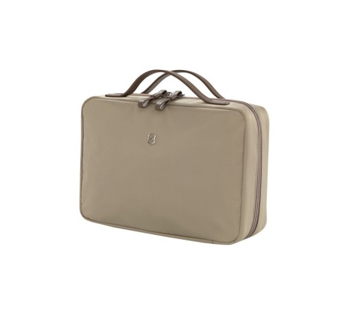 Косметичка VICTORINOX Victoria Muse, бежевая, нейлон/кожа, 28x8x19 см, 4 л