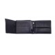 Бумажник KLONDIKE Dawson, натуральная кожа в черном цвете, 12,5 х 2,5 х 9,5 см