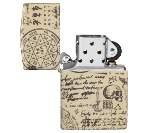 Зажигалка ZIPPO Alchemy Design с покрытием 540 Matte, латунь/сталь, бежевая, матовая, 38x13x57 мм
