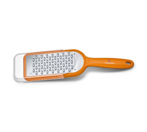 Тёрка средняя VICTORINOX, 26 см, полипропилен / тальк / сталь, оранжевая, в картонной коробке