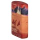 Зажигалка ZIPPO Mars Design с покрытием 540 Matte, латунь/сталь, красная, матовая, 38x13x57 мм