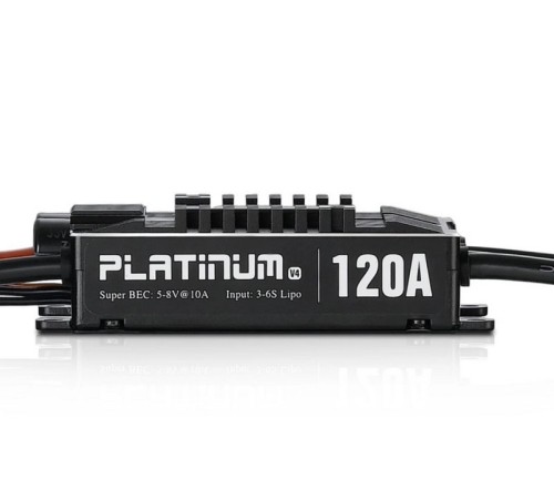 Бесколлекторный регулятор Hobbywing Platinum 120A-V4 (120A-150A, Aircraft, Heli)