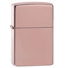 Зажигалка ZIPPO Classic с покрытием High Polish Rose Gold, латунь/сталь, розовое золото, 38x13x57 мм