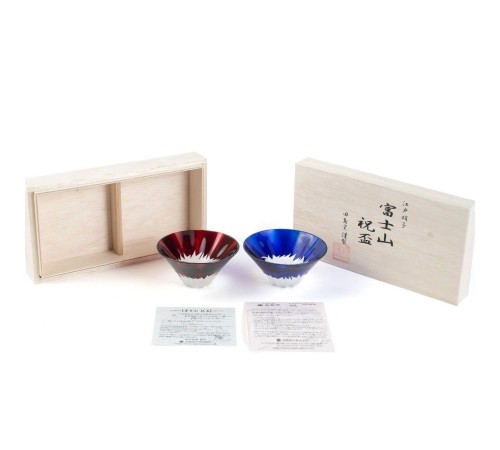 Набор праздничных рюмок TAJIMA GLASS Фудзи, 55 мл, 2 шт