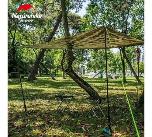 Коврик многофункциональный Naturehike NH20FCD03 влагозащитный из алюминиевой фольги PE S 125*200, 6927595746769