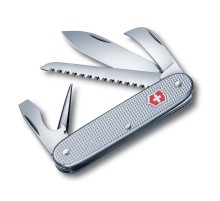 Нож перочинный VICTORINOX Pioneer, 93 мм, 7 функций, алюминиевая рукоять, серебристый