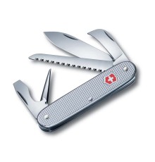 Нож перочинный VICTORINOX Pioneer, 93 мм, 7 функций, алюминиевая рукоять, серебристый