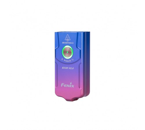 Фонарь-брелок Fenix E03R EDC V2.0 небула