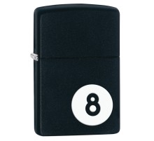 Зажигалка ZIPPO Classic с покрытием Black Matte, латунь/сталь, чёрная, матовая, 38x13x57 мм