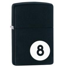 Зажигалка ZIPPO Classic с покрытием Black Matte, латунь/сталь, чёрная, матовая, 38x13x57 мм