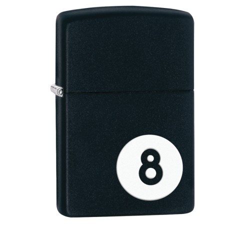 Зажигалка ZIPPO Classic с покрытием Black Matte, латунь/сталь, чёрная, матовая, 38x13x57 мм