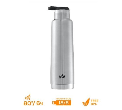 Термос Esbit PICTOR, из нержавеющей стали, стальная, 0.75 л, IB750PC-S