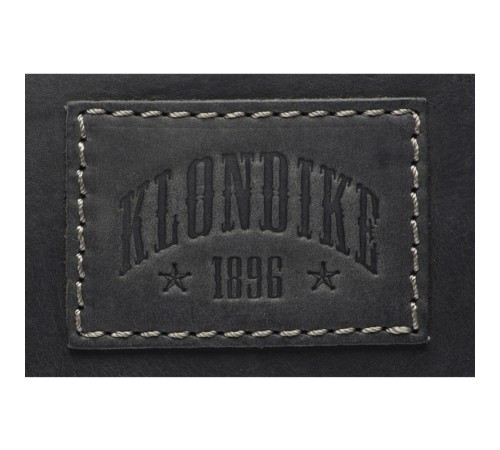 Портфель KLONDIKE Native, натуральная кожа в черном цвете, 40 х 11 х 31 см