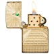 Зажигалка ZIPPO Armor™ с покрытием High Polish Brass, латунь/сталь, золотистая, 38x13x57 мм