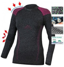 Футболка  женская TELA/ дл. рукав/ cинтетика / черная/ L-XL, TELA-8940LXL