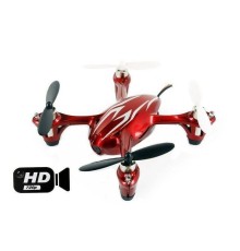 Р/У квадрокоптер Hubsan X4 HD камера 2.4G (красно-серебристый)
