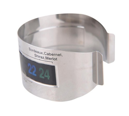 Браслет-термометр для вина на бутылку Original Vinoman