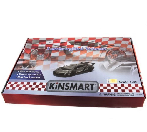 Машина Kinsmart 1:36 Lamborghini Veneno инерция б/к