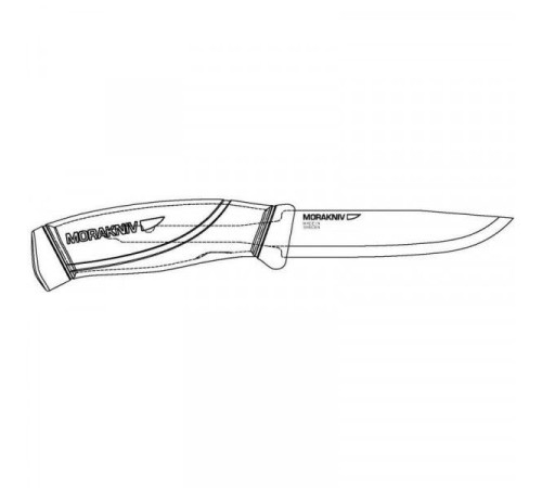 Нож Morakniv Companion Navy Blue, нержавеющая сталь, 13164