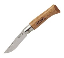 Нож Opinel №3, нержавеющая сталь, рукоять из бука, 001071