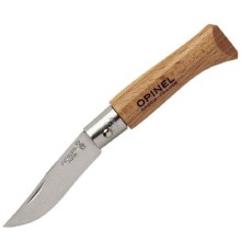Нож Opinel №3, нержавеющая сталь, рукоять из бука, 001071