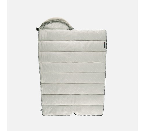Ультралёгкий спальный мешок Naturehike CNK2350WS023 M400 хлопковый с капюшоном весна осень зеленый, молния справа