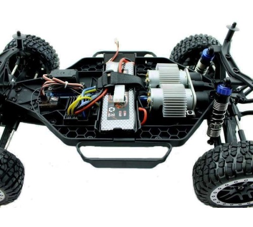 Радиоуправляемый шорт-корс Remo Hobby 9EMU TWINS MOTOR (красный) 4WD 2.4G 1/8 RTR