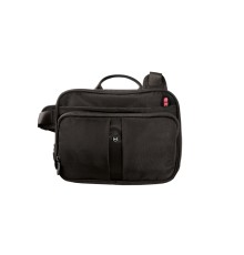 Сумка VICTORINOX Travel Companion, с системой защиты RFID, чёрная, нейлон 800D, 27x8x21 см, 4 л
